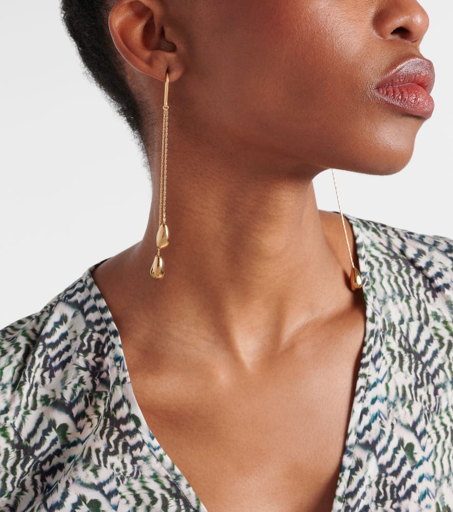 Mismatched pendant earrings