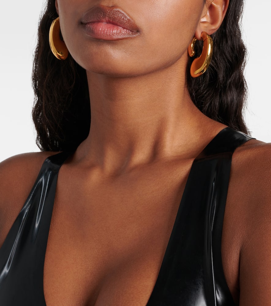 Alaïa Drip gold-plated earrings