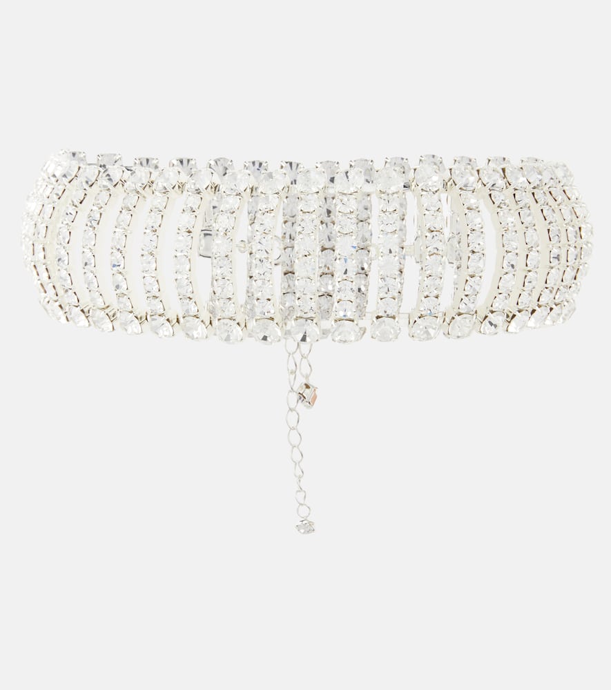 Crystal-embellished choker