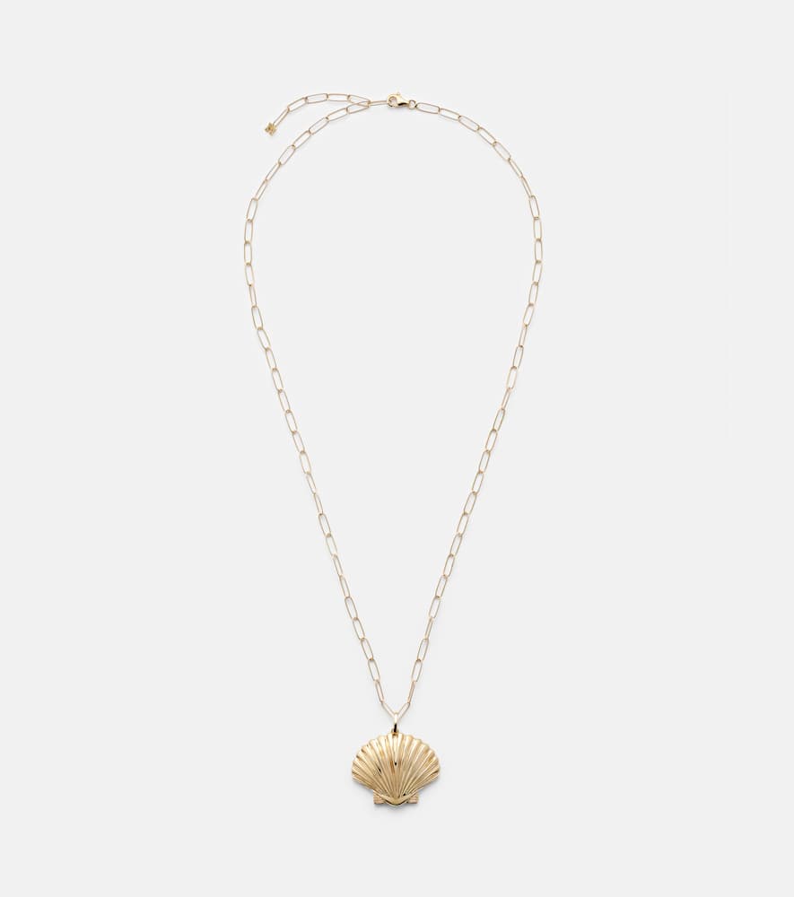 Venus Large 14kt gold pendant necklace