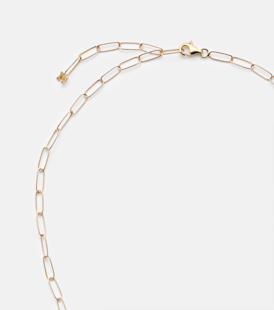 Venus Large 14kt gold pendant necklace