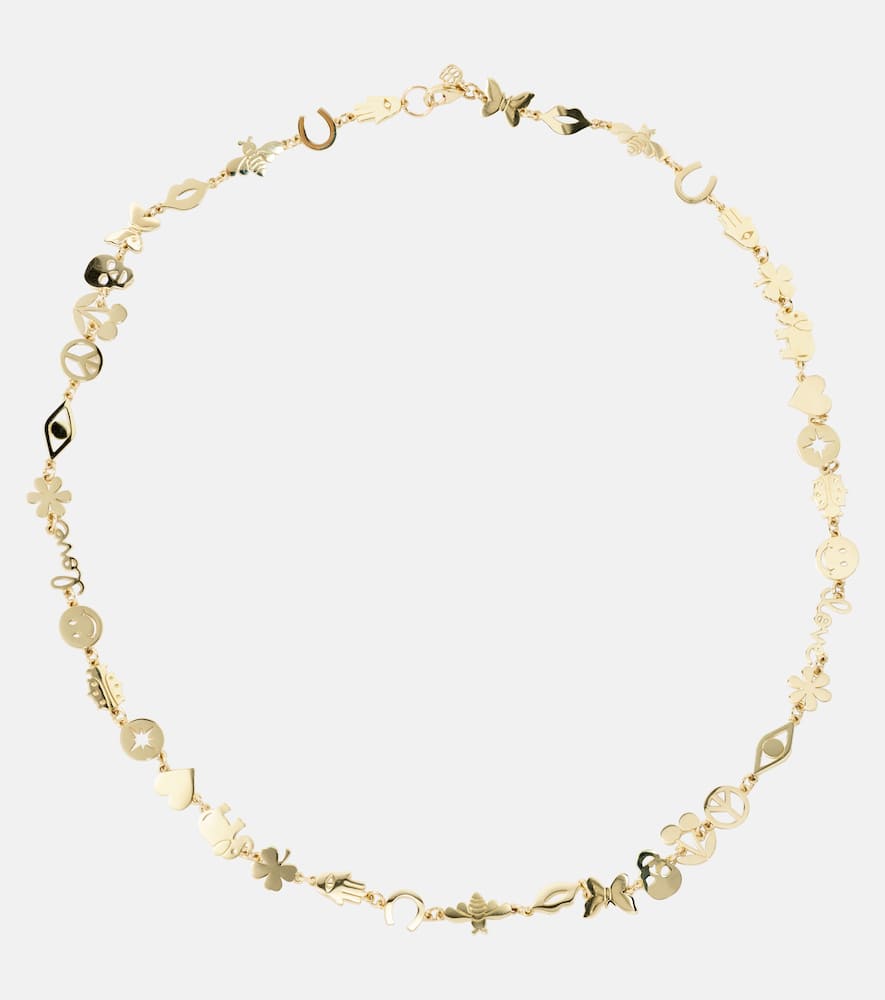 Pure Tiny 14kt gold necklace