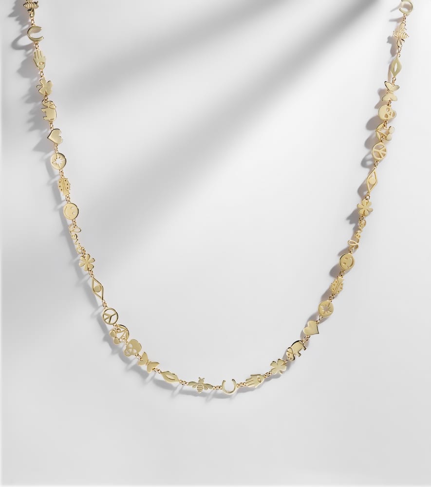 Pure Tiny 14kt gold necklace