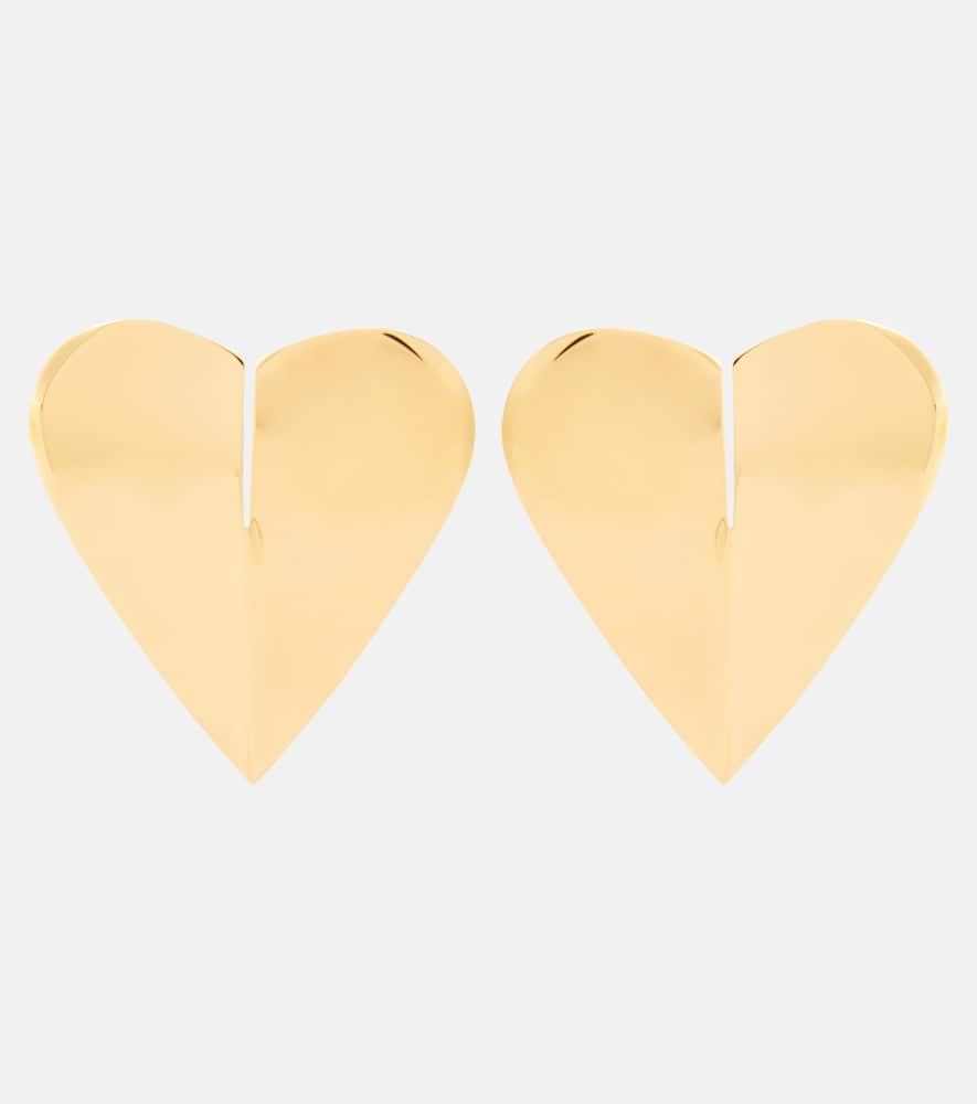 Alaïa Le Cœur Torn earrings