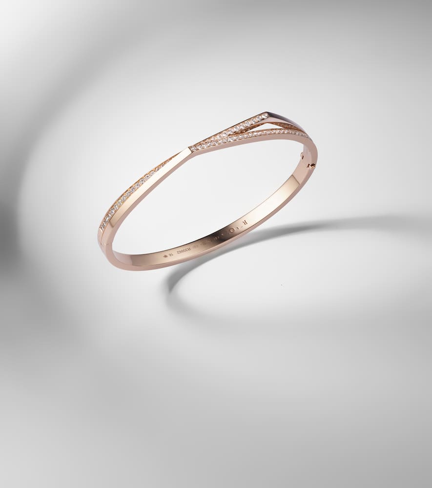 Antifer 18kt rose gold bracelet with diamonds