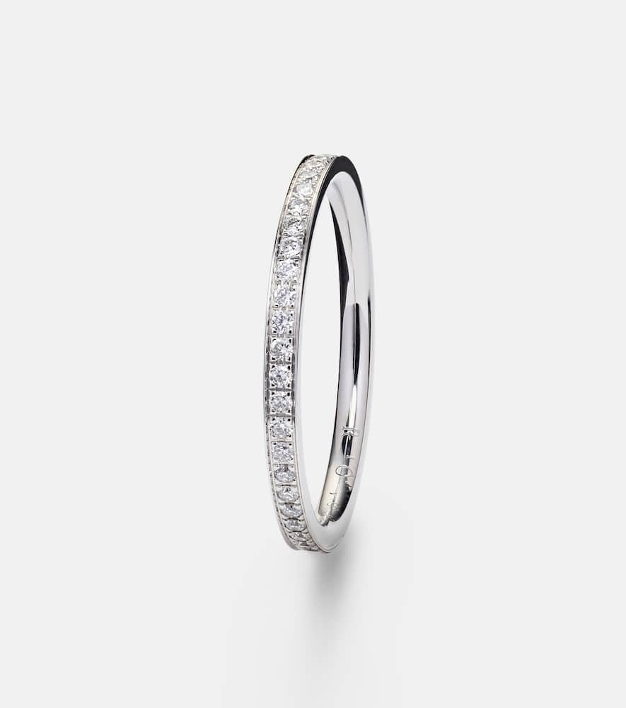 Berbere platinum ring with diamonds