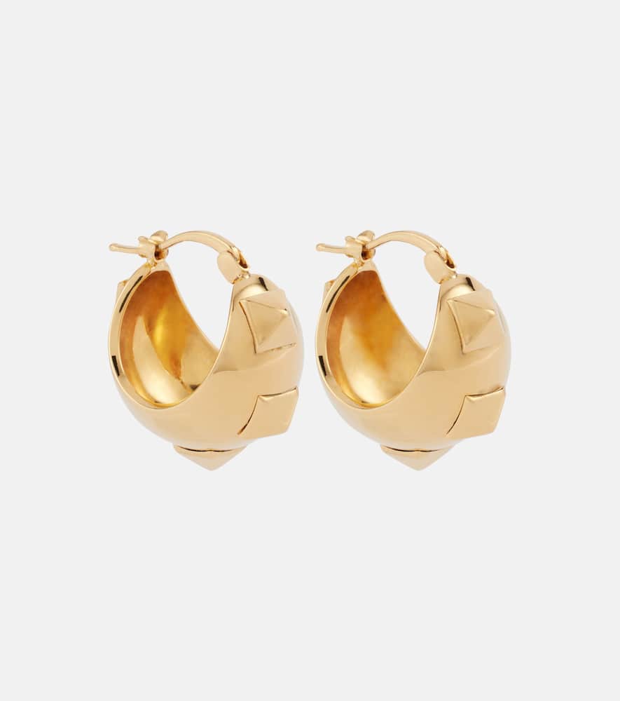 Rockstud hoop earrings