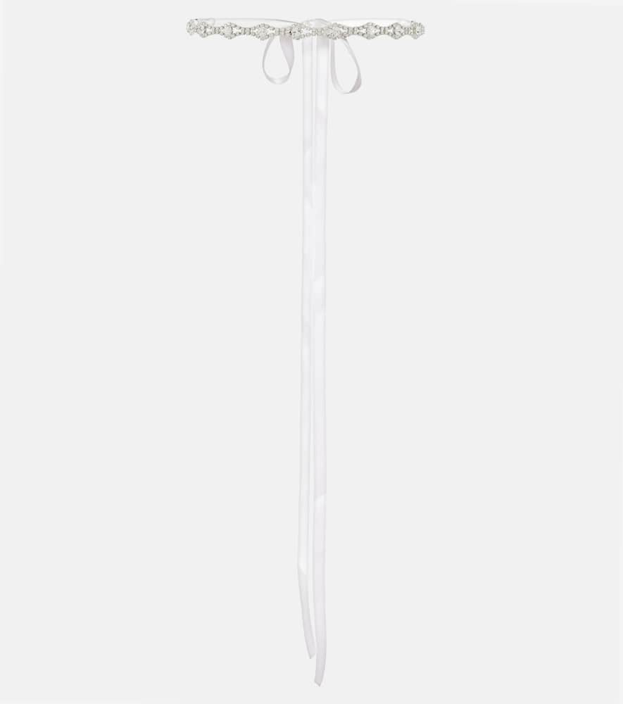 Rosita crystal-embellished choker