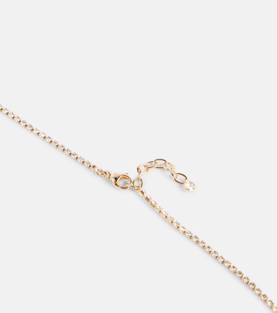 Blondie faux pearl necklace