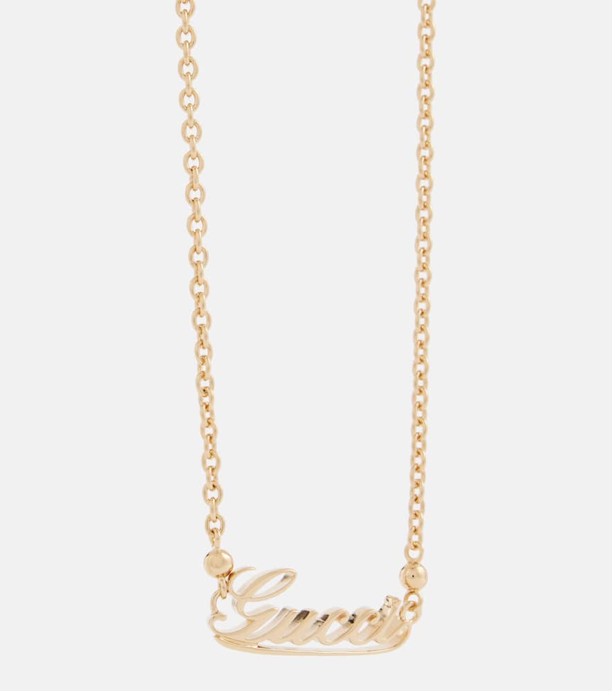 Logo chain necklace