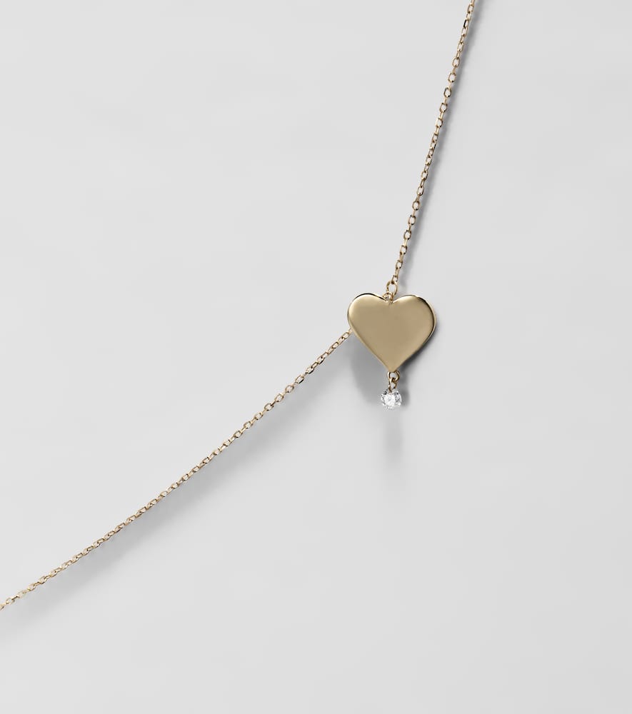 Persée 18kt gold necklace with diamond
