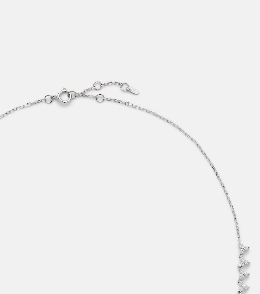 Persée 18kt white gold tennis necklace with diamonds