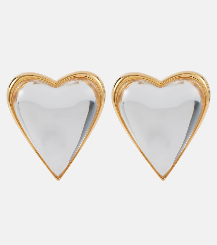 Alaïa Le Cœur Bombe heart-shaped earrings