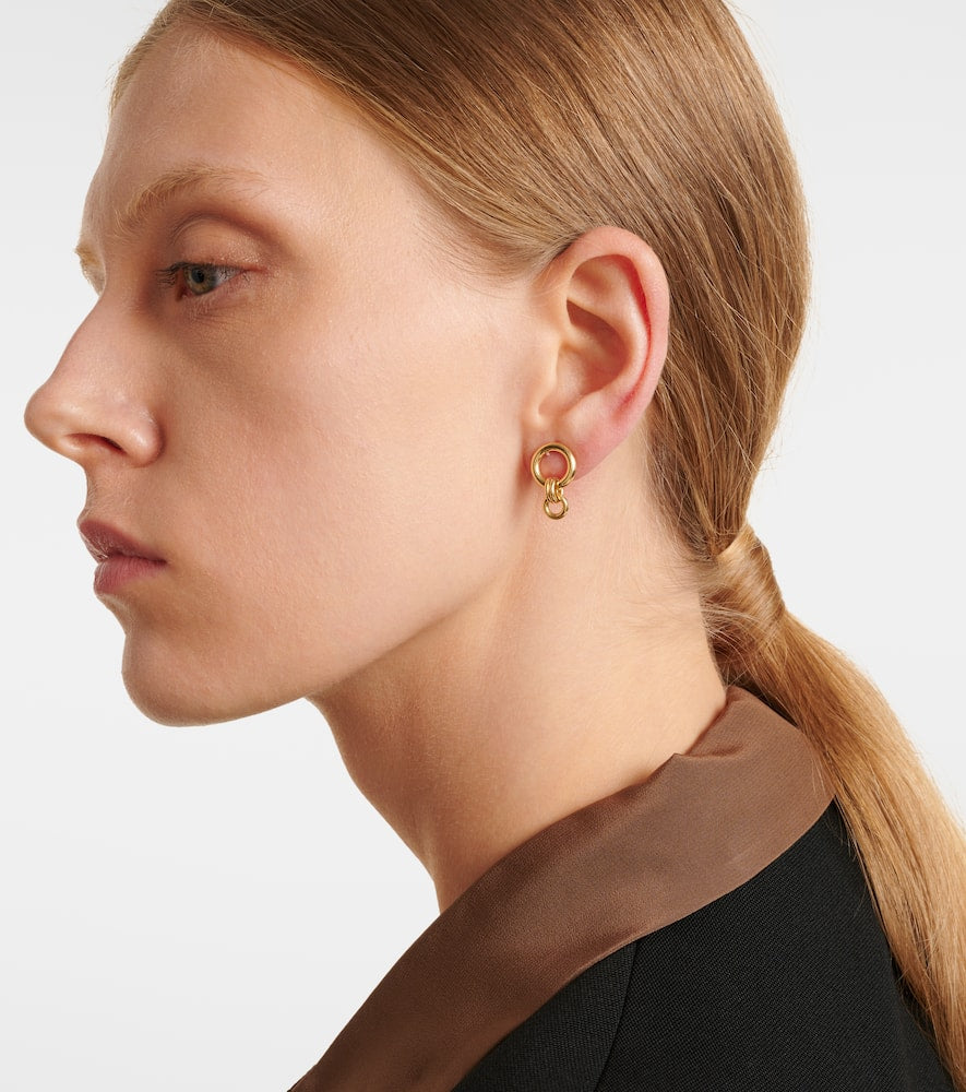 Canis 18kt gold drop earrings