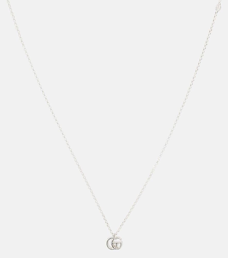 GG Marmont sterling silver pendant necklace