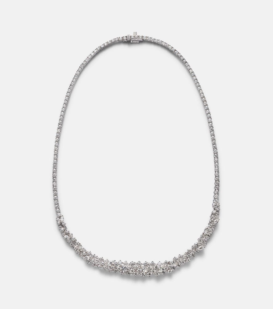 Y-Couture 18kt white gold choker with diamonds