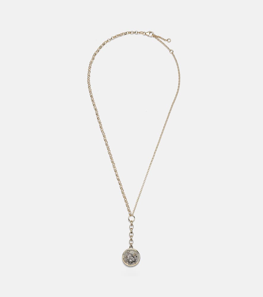 Resilience Medium 18kt gold chain necklace with diamonds