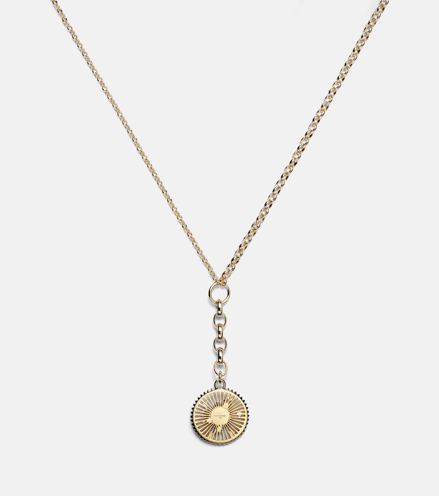 Resilience Medium 18kt gold chain necklace with diamonds
