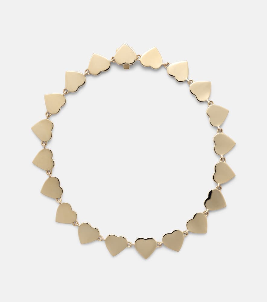 Pure Heart Eternity 14kt gold bracelet