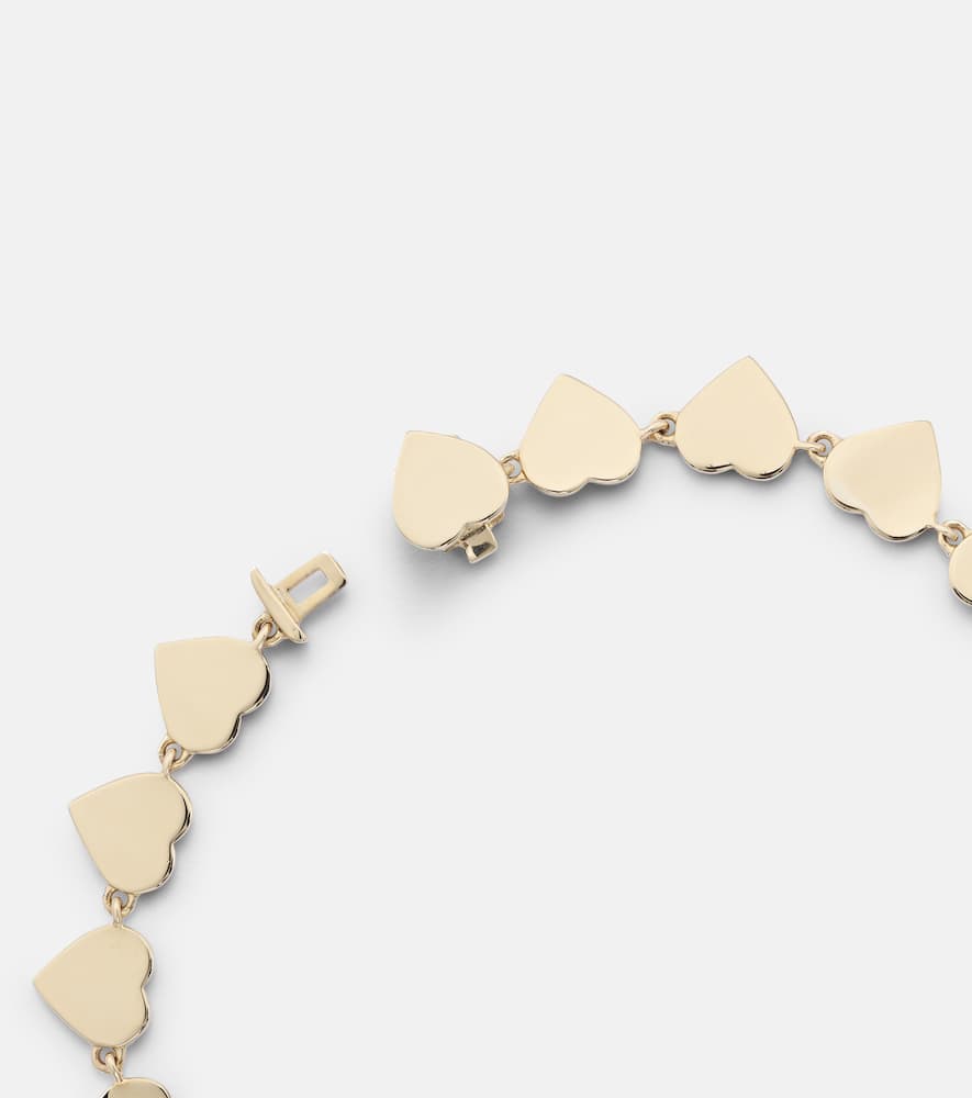 Pure Heart Eternity 14kt gold bracelet