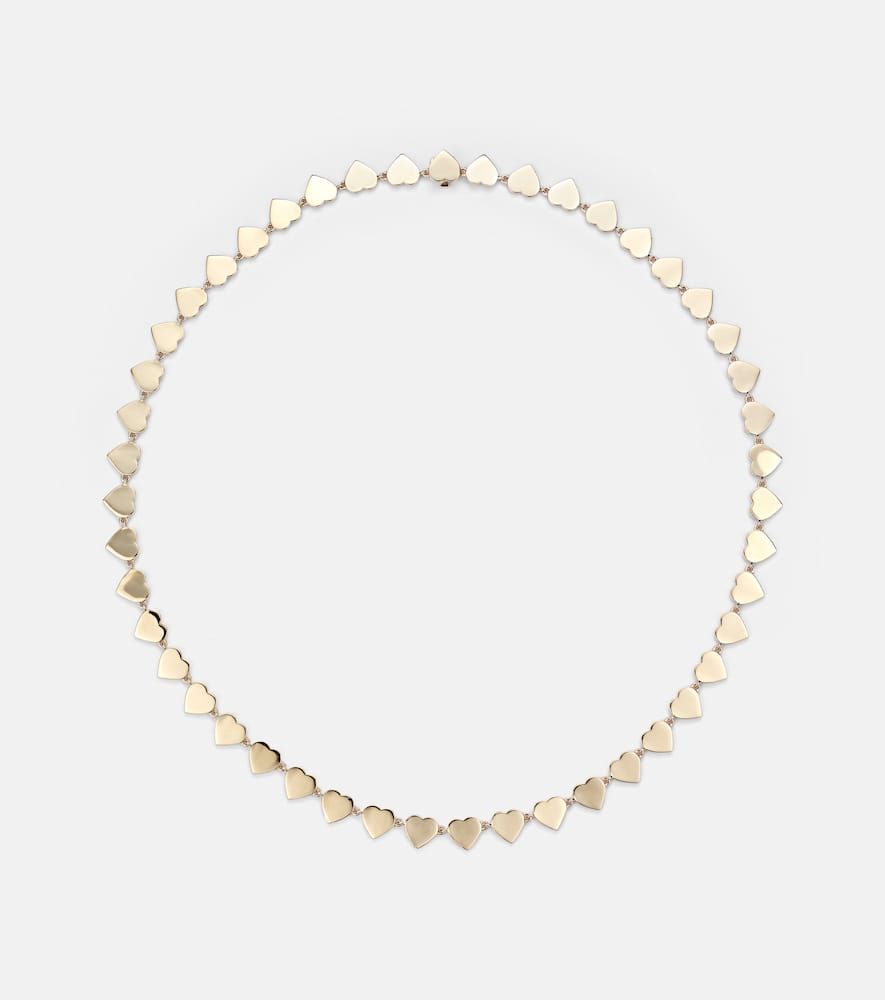 Pure Heart Eternity 14kt gold necklace