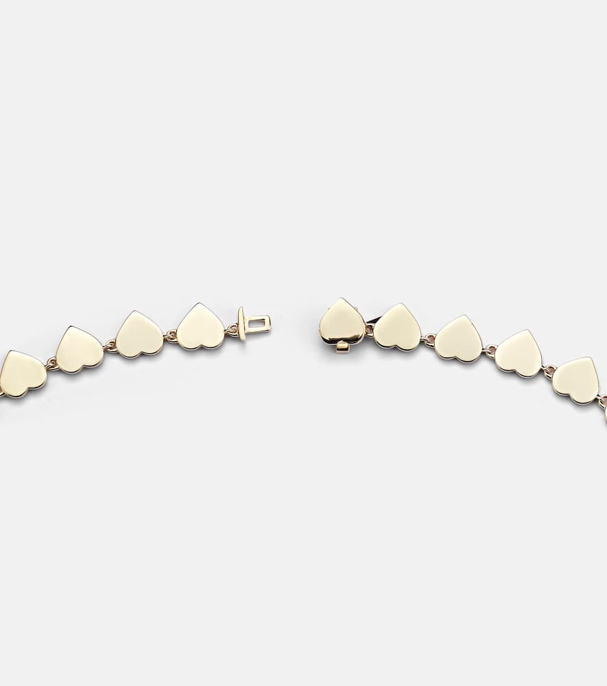 Pure Heart Eternity 14kt gold necklace