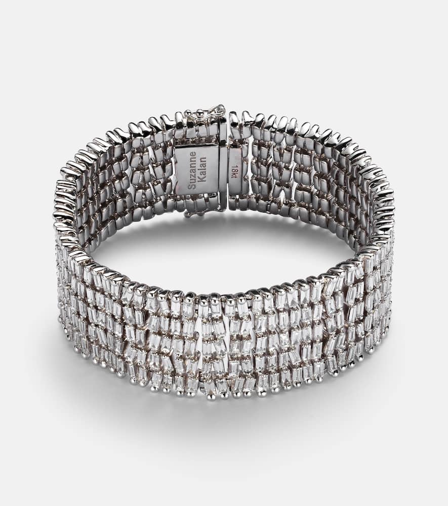 18kt white gold bracelet with diamonds