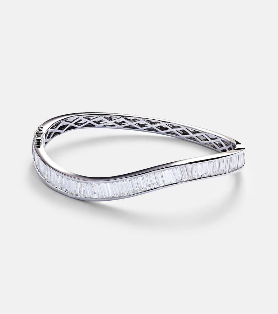 Saturn 18kt white gold bracelet with diamonds
