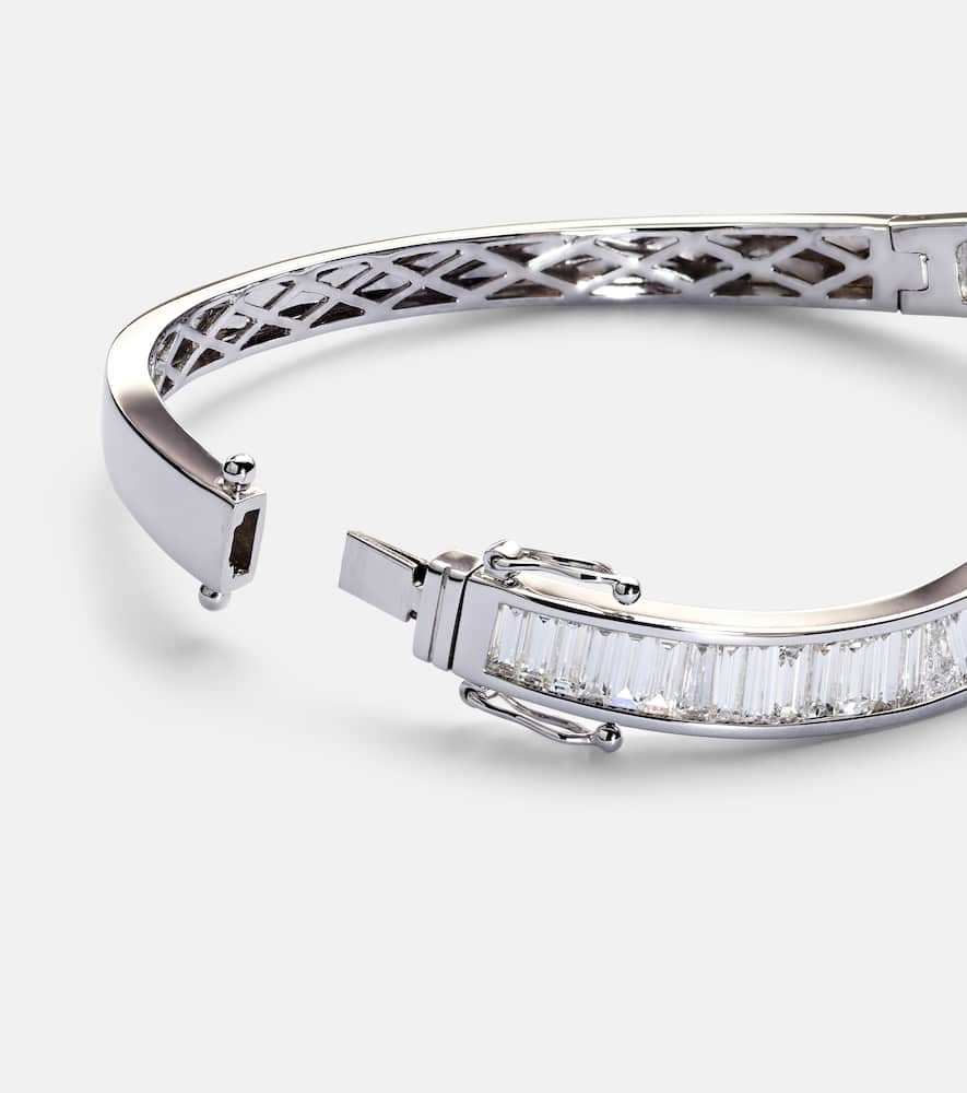 Saturn 18kt white gold bracelet with diamonds