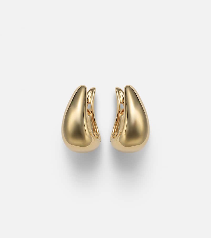 Claw 18kt gold earrings
