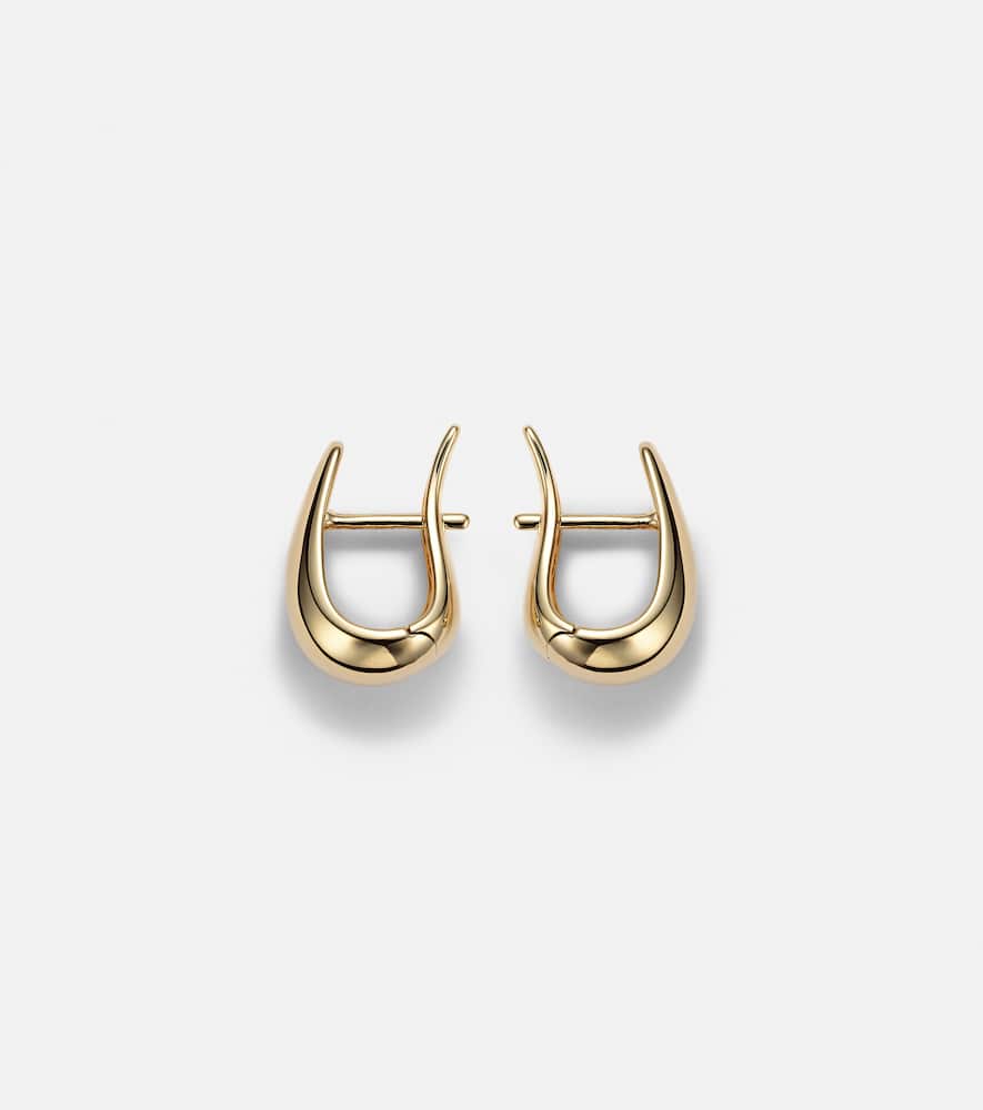 Claw 18kt gold earrings