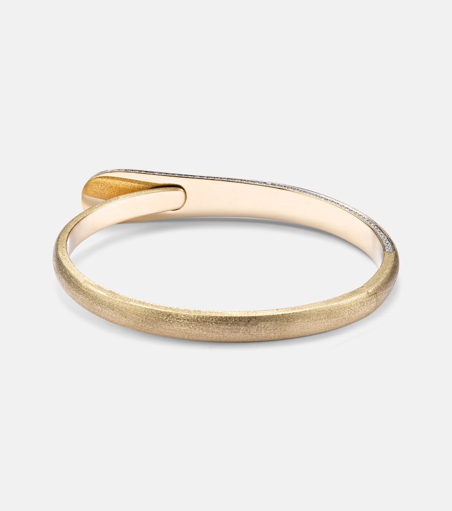 18kt gold bracelet with diamonds