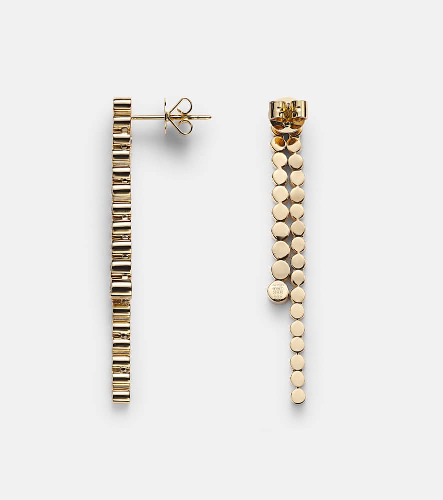 La Danse 18kt gold earrings with diamonds