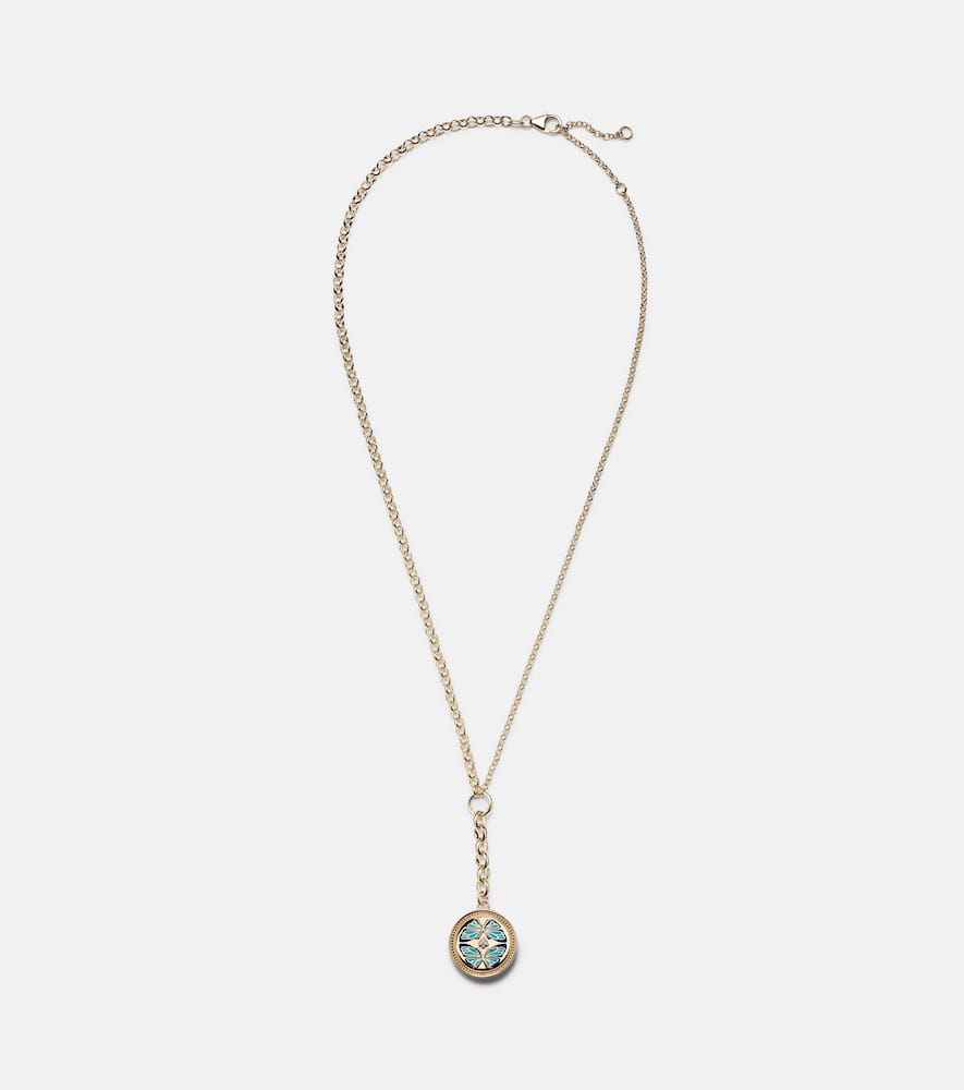 Reverie 18kt gold pendant necklace with diamonds