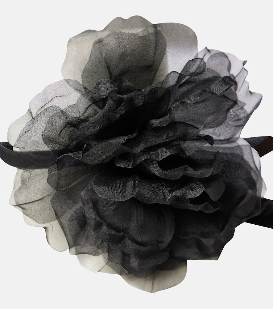 Rian floral-appliqué choker