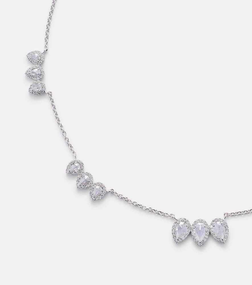 Kanika 18kt white gold necklace with diamonds
