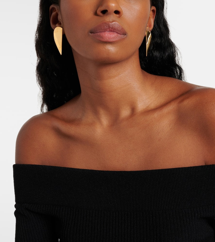 Alaïa Demi-Cœur earrings