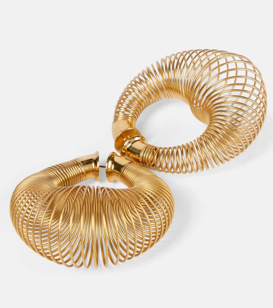 Alaïa Spiral hoop earrings