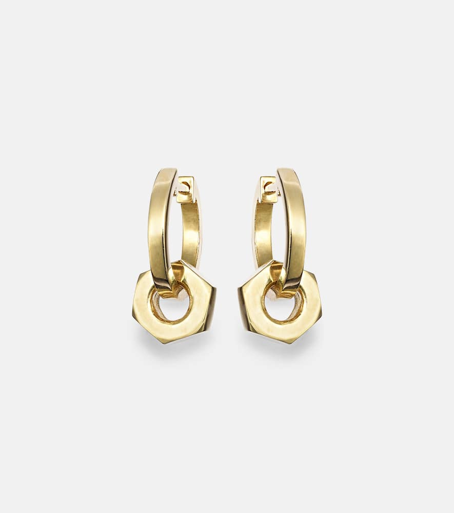 Nut 18kt gold earrings