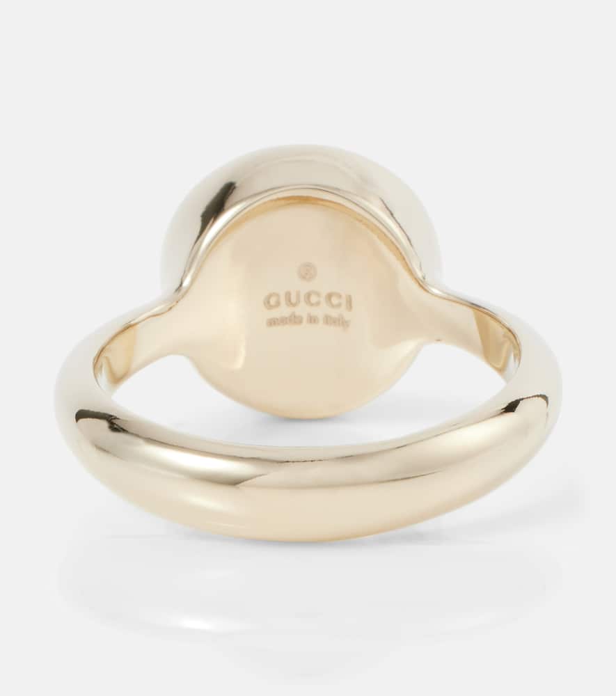 Blondie crystal-embellished ring