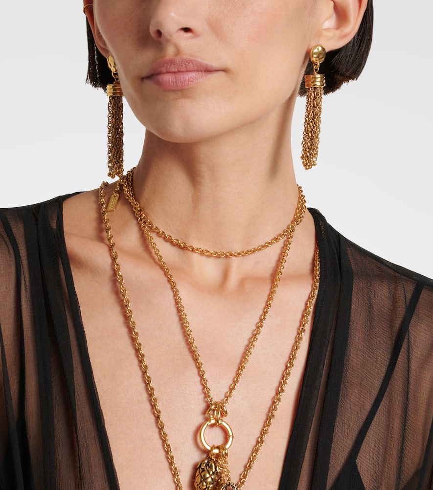 Chloé Chloé Pompoms drop earrings