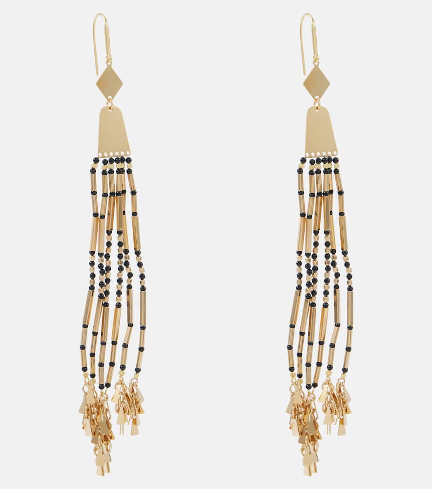 Beaded drop earrings