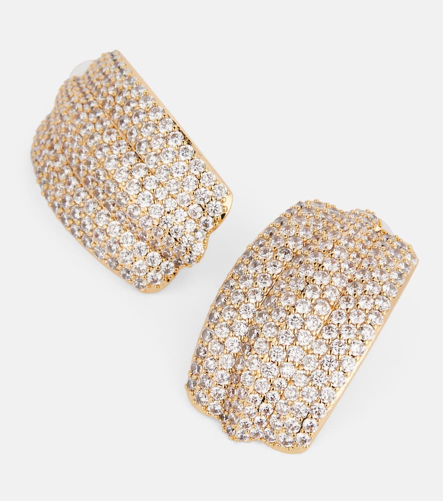 Crystal-embellished earrings