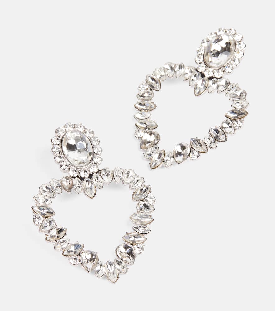 Crystal-embellished earrings