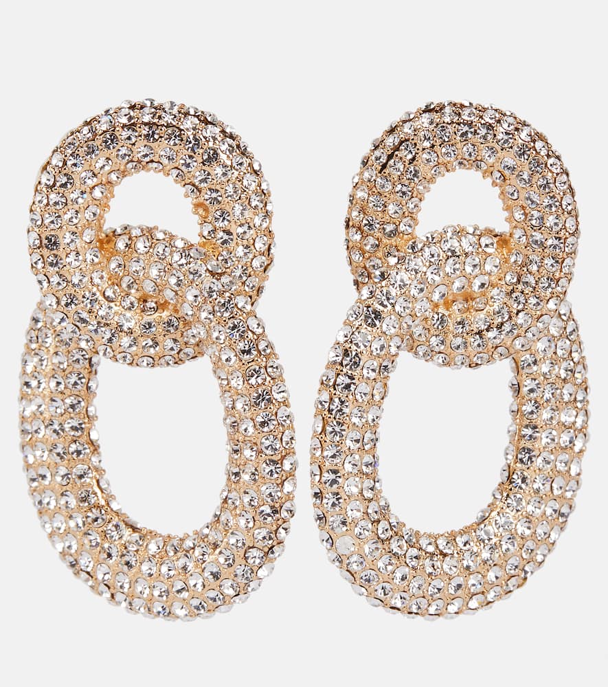 Crystal-embellished earrings
