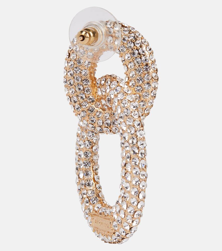 Crystal-embellished earrings