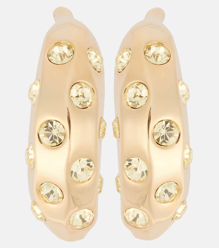 Bananes crystal-embellished earrings