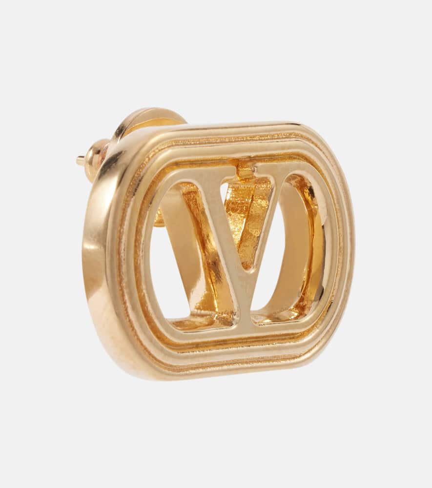 Ovalette VLogo stud earrings