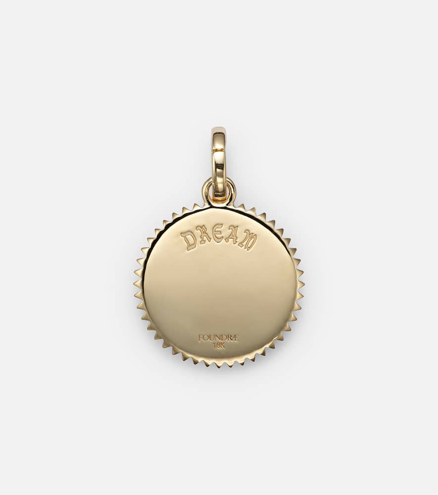 Dream Medium 18kt gold pendant with diamonds