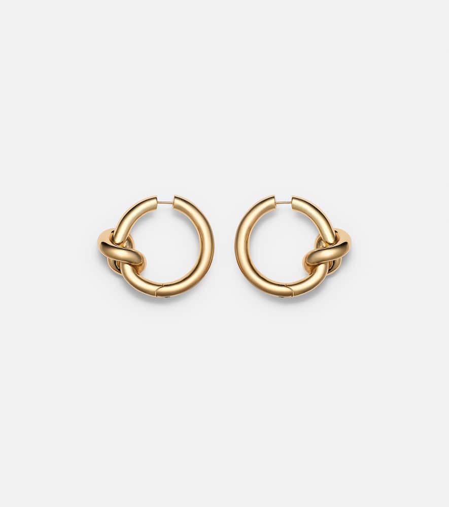 10kt gold hoop earrings